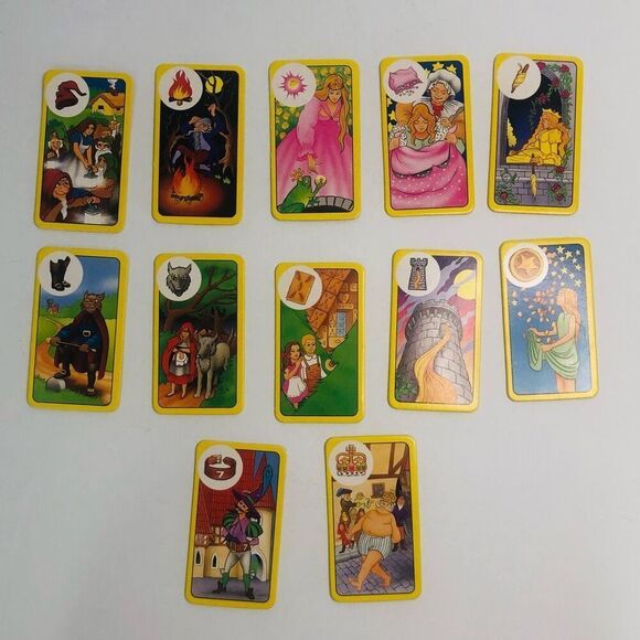 enchanted forest board game 1994 replacement parts 12 legend cards ravensburger - Picture 1 of 5